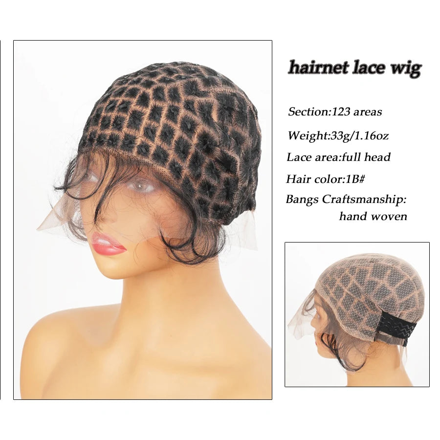 Bonnet Perruque Tressée Synthétique | Avec Baby Hair | Crochet Wig Cap | Full HD Lace Double | Femme