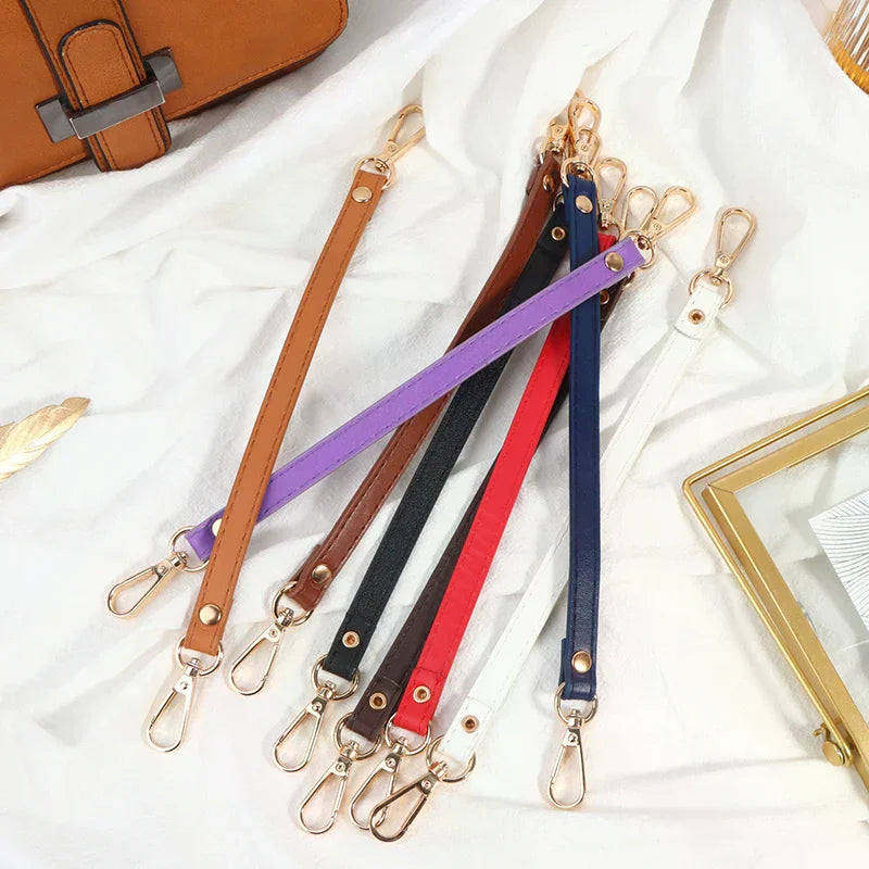 Anse Sac à Main Cuir PU 28 cm | Courte | Remplacement Bandoulière | Accessoire Mode Sac Femme