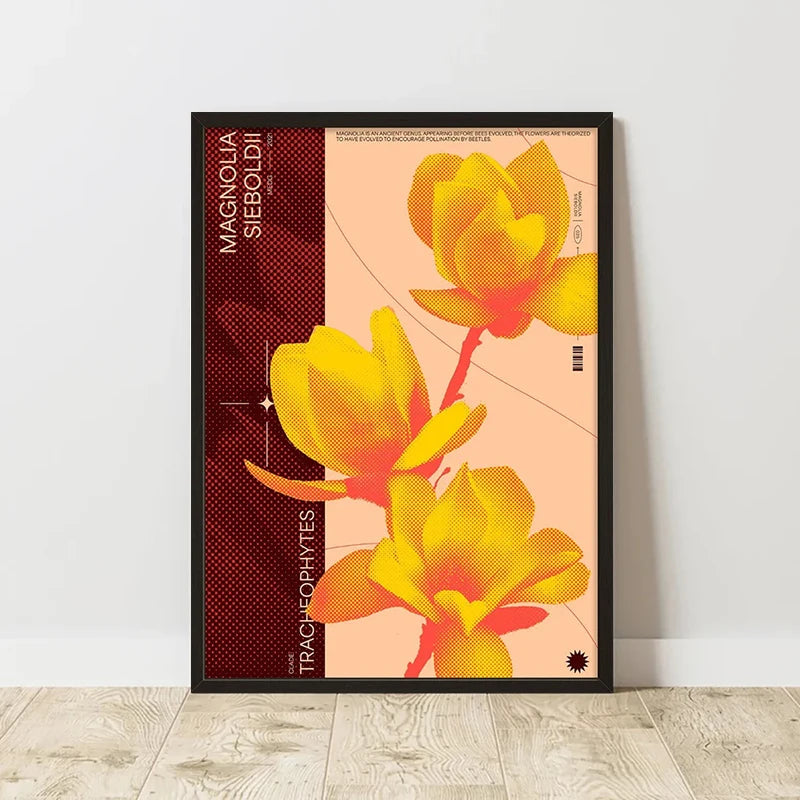 Classic Abstract Art Poster, Retro Abstract Image Printing Art Canvas Painting, Used for Home Room Wall Decoration, Frameless