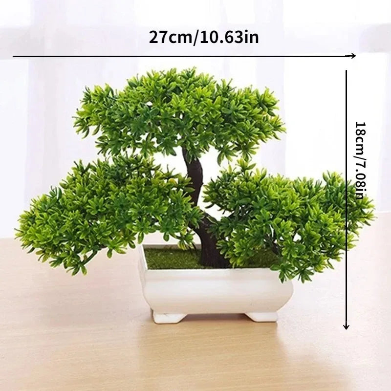 Bonsaï Simulé Pot | Faux Fleurs | Décoration Mariage, Maison & Cadeau Pendaison de Crémaillère