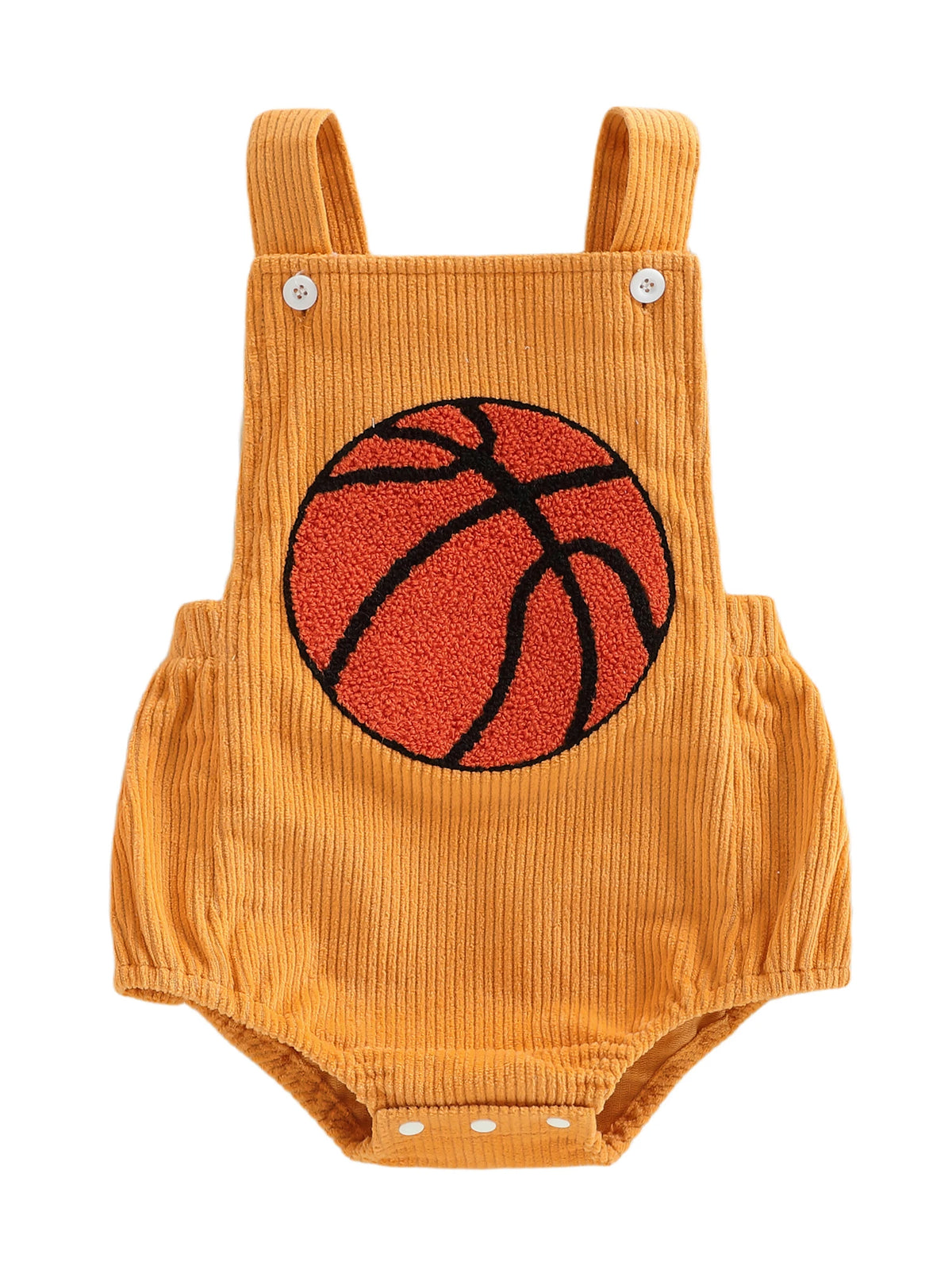 Summer Infant Baby Boy Bodysuit Sleeveless Cute Basketball Embroidery Bubble Jumpsuit Clothes