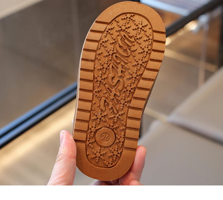 Bottes de Neige Thermiques Enfant | Peluche Épaisse | Antidérapantes | Automne Hiver 2025 Garçon Fille