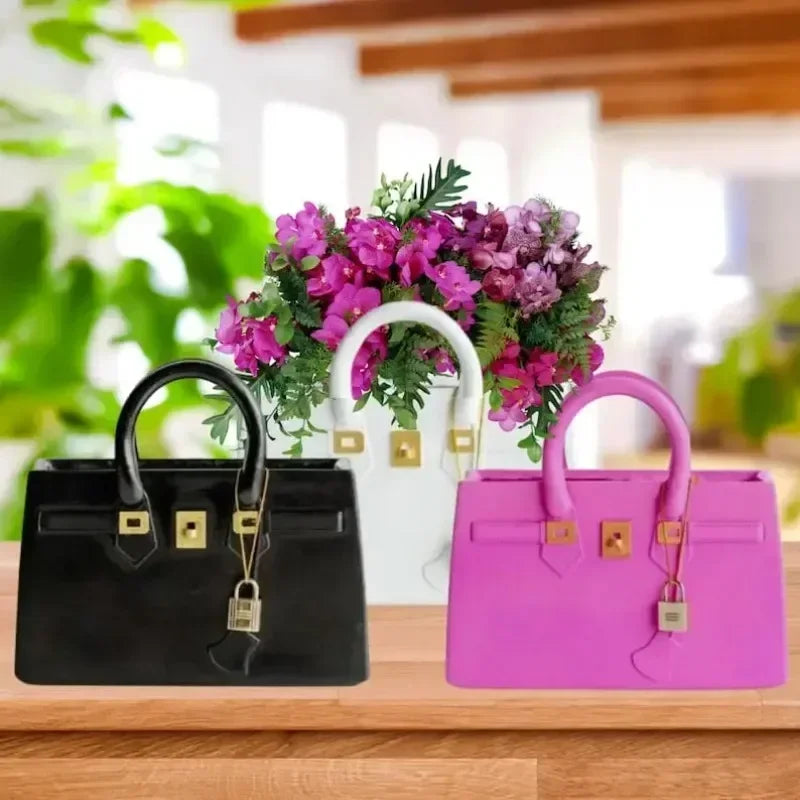 Vase Sac Créatif Décoratif | Ornement Table Minimaliste | Mariage & Intérieurs Modernes
