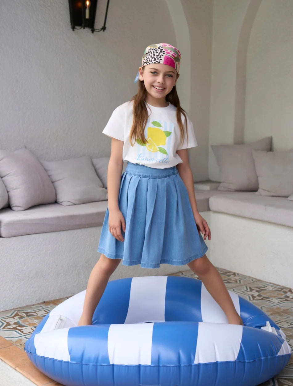 Collection Denim Bleu AS SS2026 | Tissu Bambou Haute Qualité | Tenue Famille Semaine | Fille & Garçon
