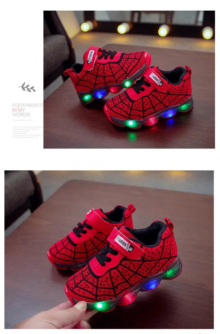 Children's Cartoon Sneakers 2026 Boys New Casual Sport Shoes Spring Summer Breathable Student Shoes Kids Casual Shoes for 1-12 Y