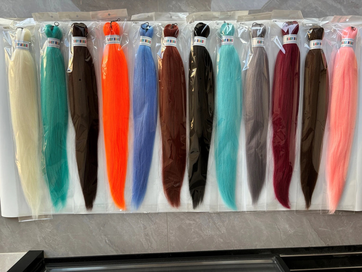 Extensions Tresses Crochet EZ Box Twist | Pré-Étirées | Synthétique Ignifuge | Pose Facile | Femme