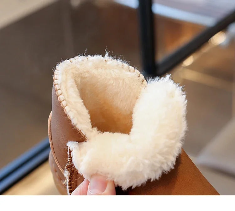Bottes de Neige Thermiques Enfant | Peluche Épaisse | Antidérapantes | Automne Hiver 2025 Garçon Fille