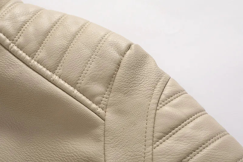 Men Hooded Leather Jackets Slim Fit Motorcycle PU Leather Coats High Quality Men Fleece Warm Leather CoatsSize 5XL