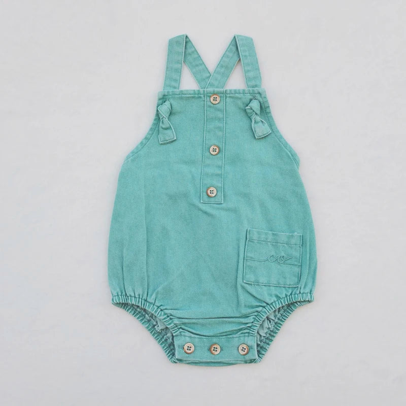 Collection Denim Vert Ali Co SS26 | Robe Chemise & Salopette Coton | Fille & Garçon | Restockage