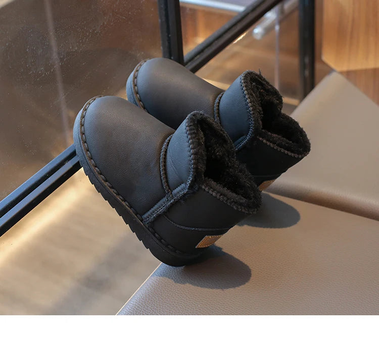 Bottes de Neige Thermiques Enfant | Peluche Épaisse | Antidérapantes | Automne Hiver 2025 Garçon Fille