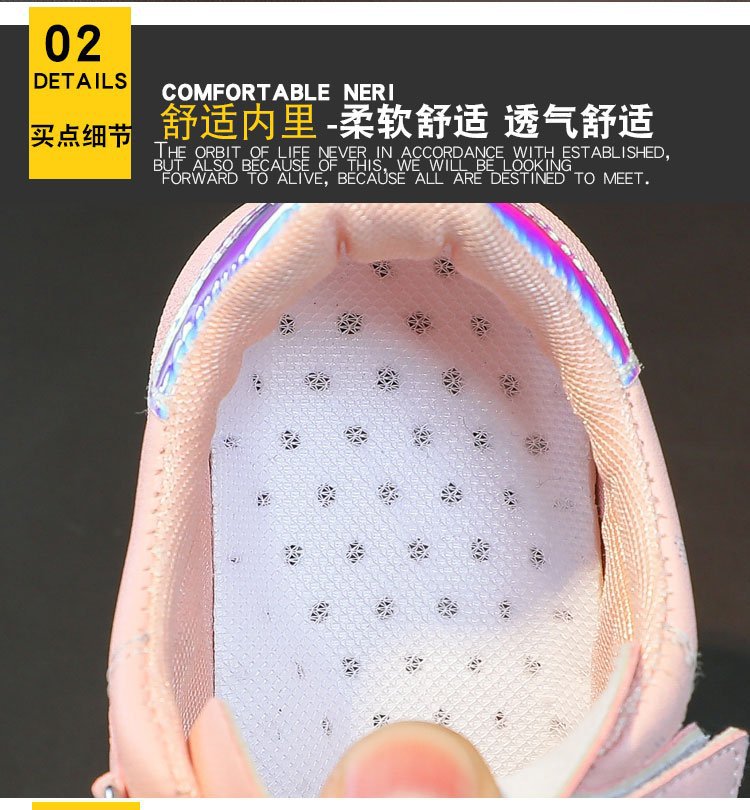 Kids' Sneakers Kid Casual Shoes Spring 2023 New Kid Sneakers Shoes Leather Upper Girl Shoes Kid Small White Board Shoes