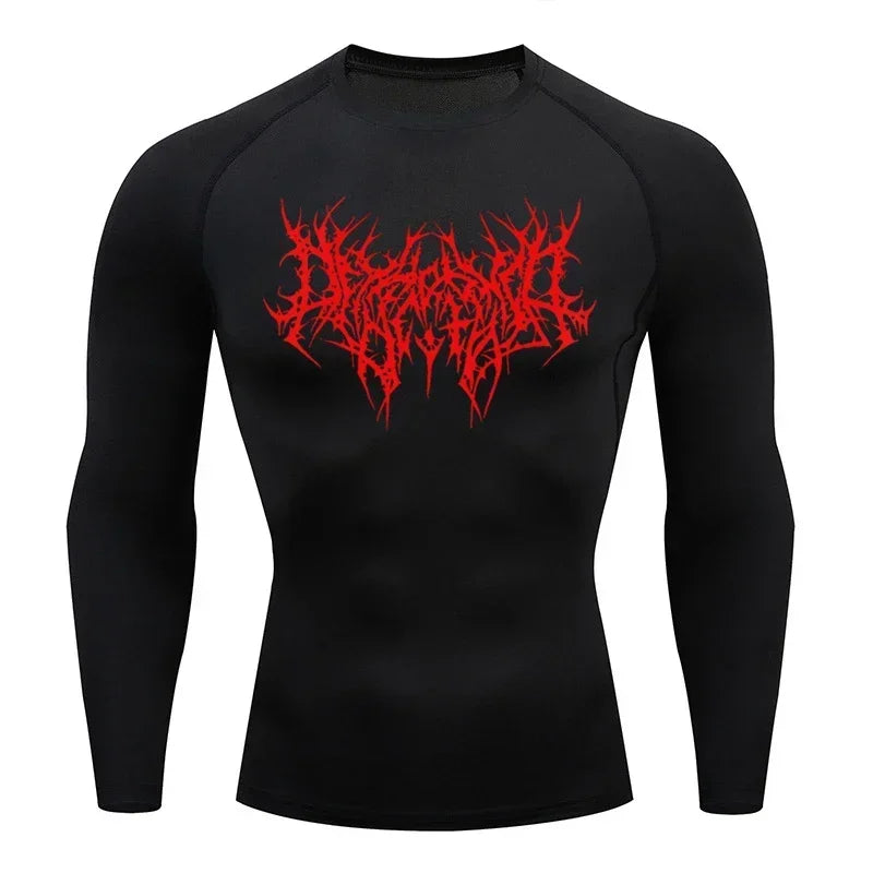 Men's T-shirt Men Running Sport T Shirt Men Compression Fitness Tops Tee Quick DryTight Training Gym Sport Running Shirts Jersey