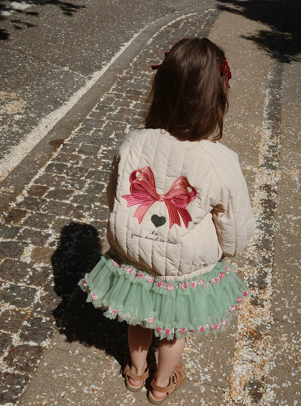 Manteau Polaire Paillettes Fille | Laine d'Agneau | Broderie Garçon | Vêtement Enfant Hiver