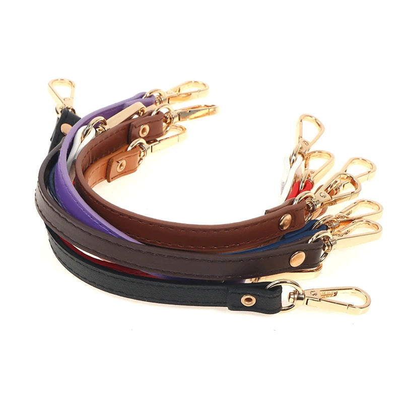 Anse Sac à Main Cuir PU 28 cm | Courte | Remplacement Bandoulière | Accessoire Mode Sac Femme