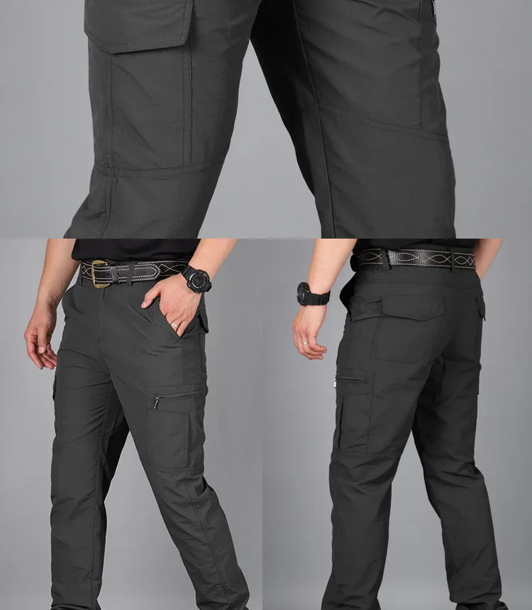 Men's Cargo Pants Army Military Tactical Pants Streetwear Jogger Trekking Hiking Mountain Work Tourism Trousers Slim Fit