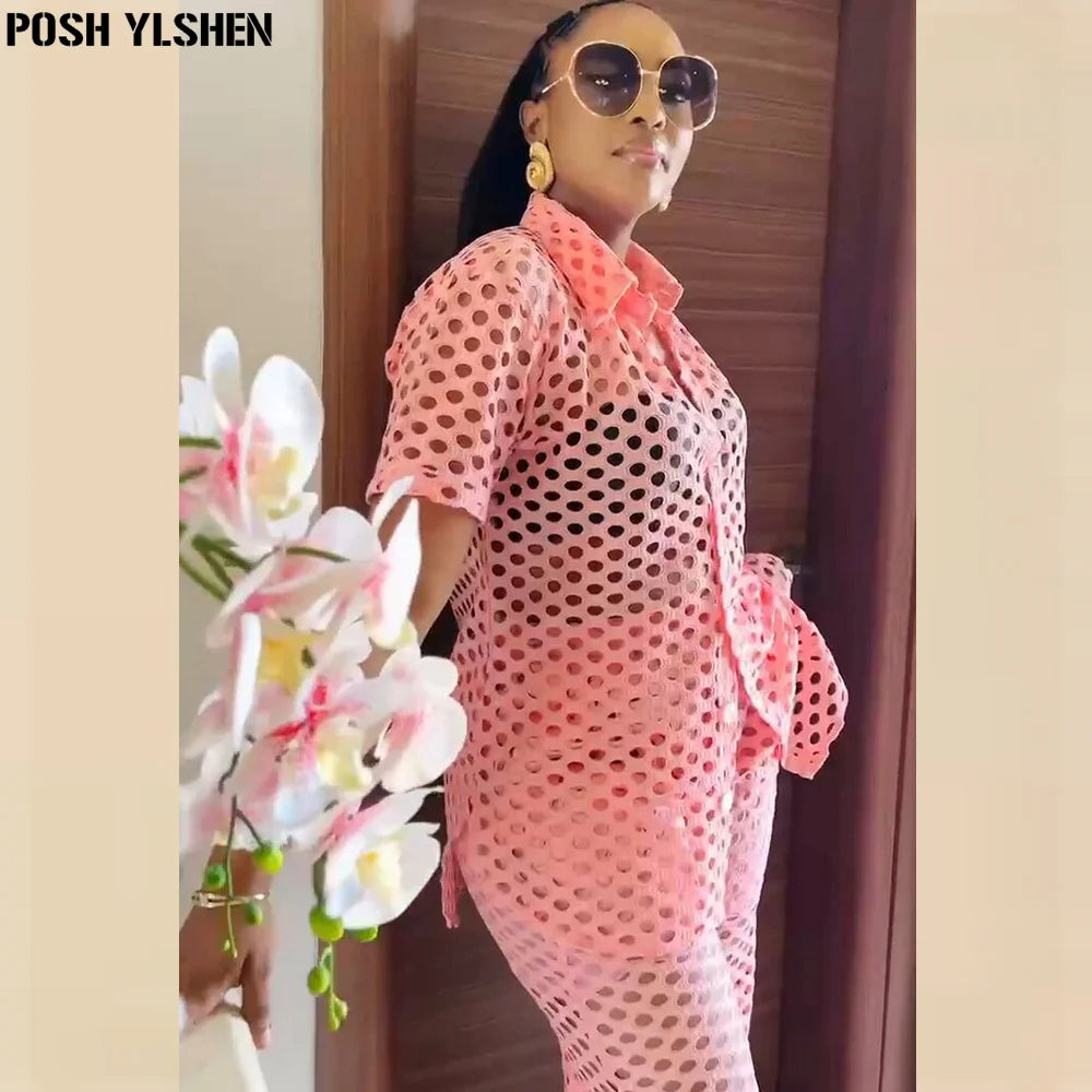 Ensemble 2 Pièces Pantalon Femme Été | Mode Africaine 2025 | Sexy Coordonné | Dames Afrique