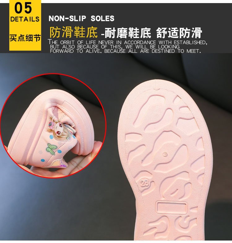 Kids' Sneakers Kid Casual Shoes Spring 2023 New Kid Sneakers Shoes Leather Upper Girl Shoes Kid Small White Board Shoes