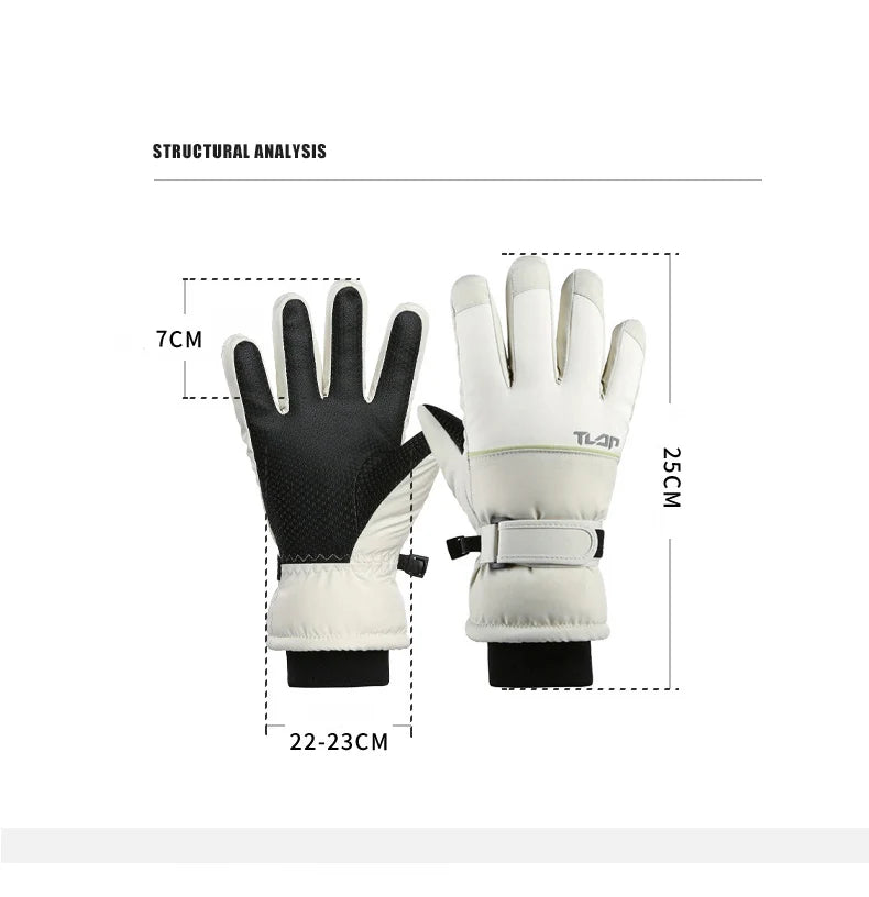 Gants Hiver Enfant Imperméables Antidérapants | Ski & Cyclisme Extérieur | Garçon Fille