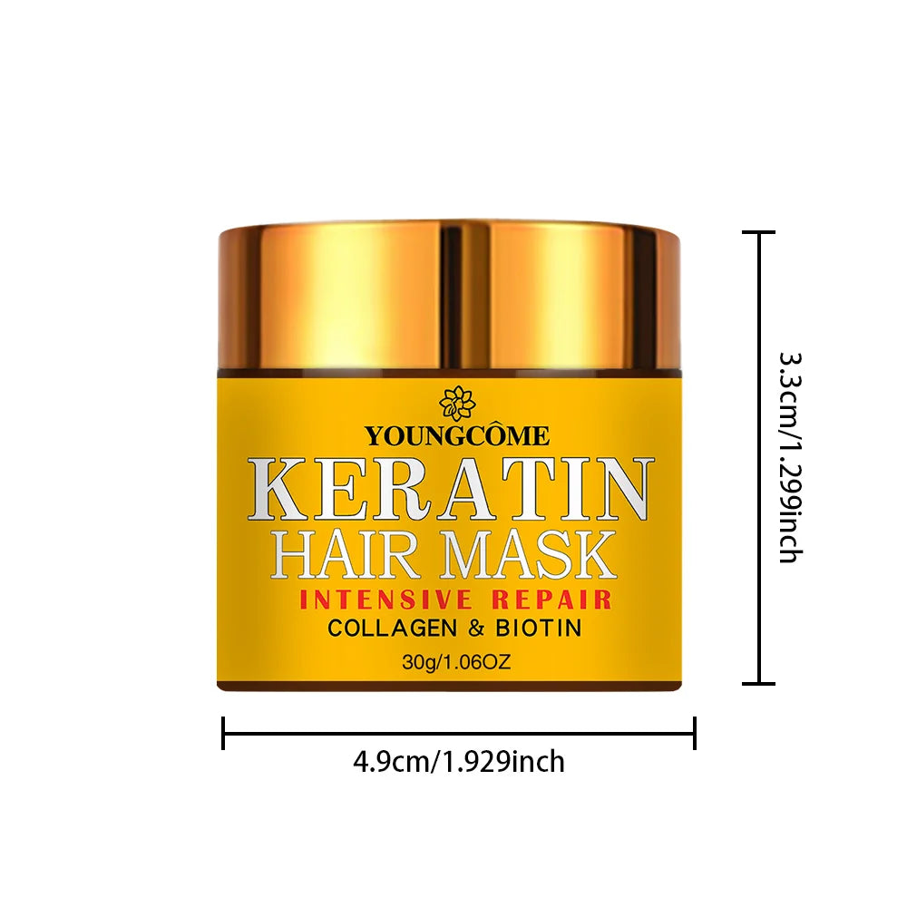 Hair Repair Hair Mask Biotin Collagen Keratin Treatment Hair Conditioner Hair Essential Oil Nourishing for Dry Damaged