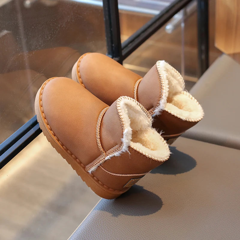 Bottes de Neige Thermiques Enfant | Peluche Épaisse | Antidérapantes | Automne Hiver 2025 Garçon Fille