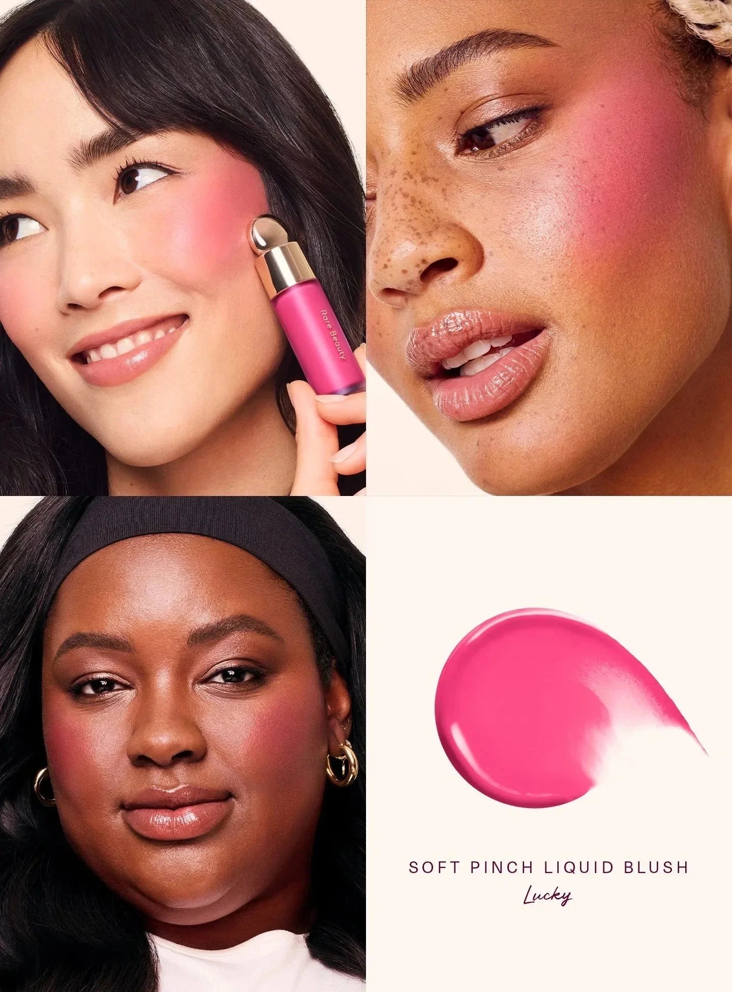 Rare Beauty Liquid Blush Silky Lasting Waterproof Moisturizing Contour Shadow Blush Plump Makeup Gives A Naturally Complexion
