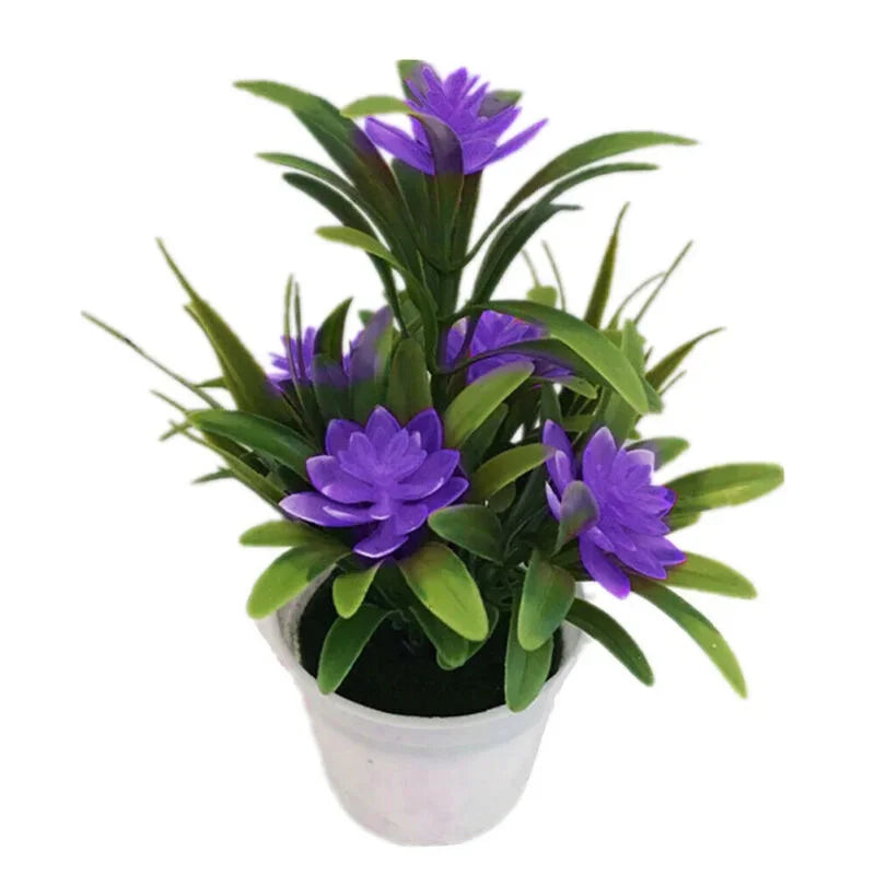 Plante Artificielle Réaliste en Pot | Décor Maison, Bureau & Mariage | Bonsaï Extérieur & Intérieur