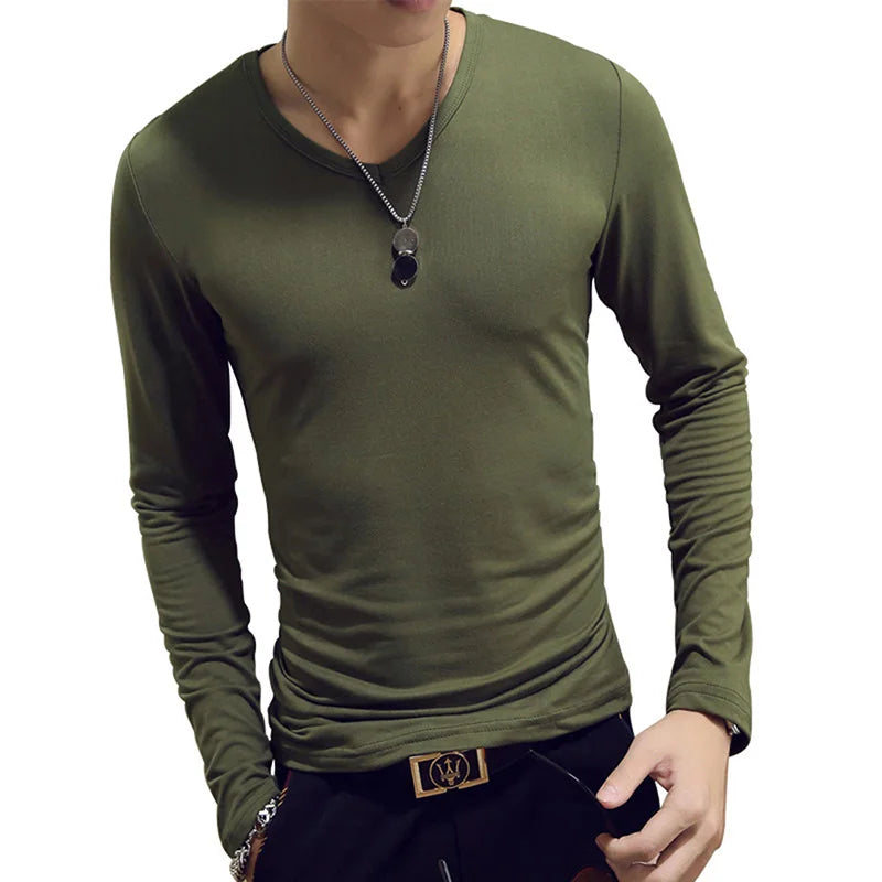 2025 New Tennis T Shirts Men Long Sleeve T-Shirt Sportswear Fitness T Shirts For Men Slim Fit T Shirts Designer Solid Tees Tops