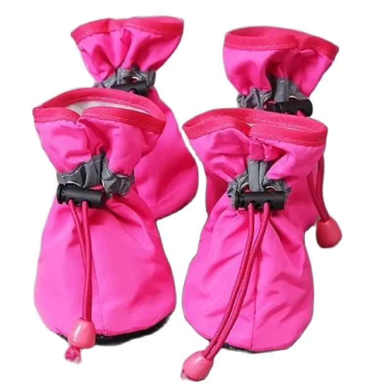 Chaussures Imperméables Chien & Chat | Lot de 4 Bottes Antidérapantes | Accessoire Patte Animal