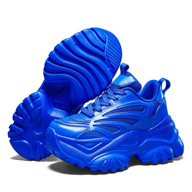 Sneakers Chunky Femme Tendance | Semelle Plateforme Respirante | Rehaussante | Printemps-Automne