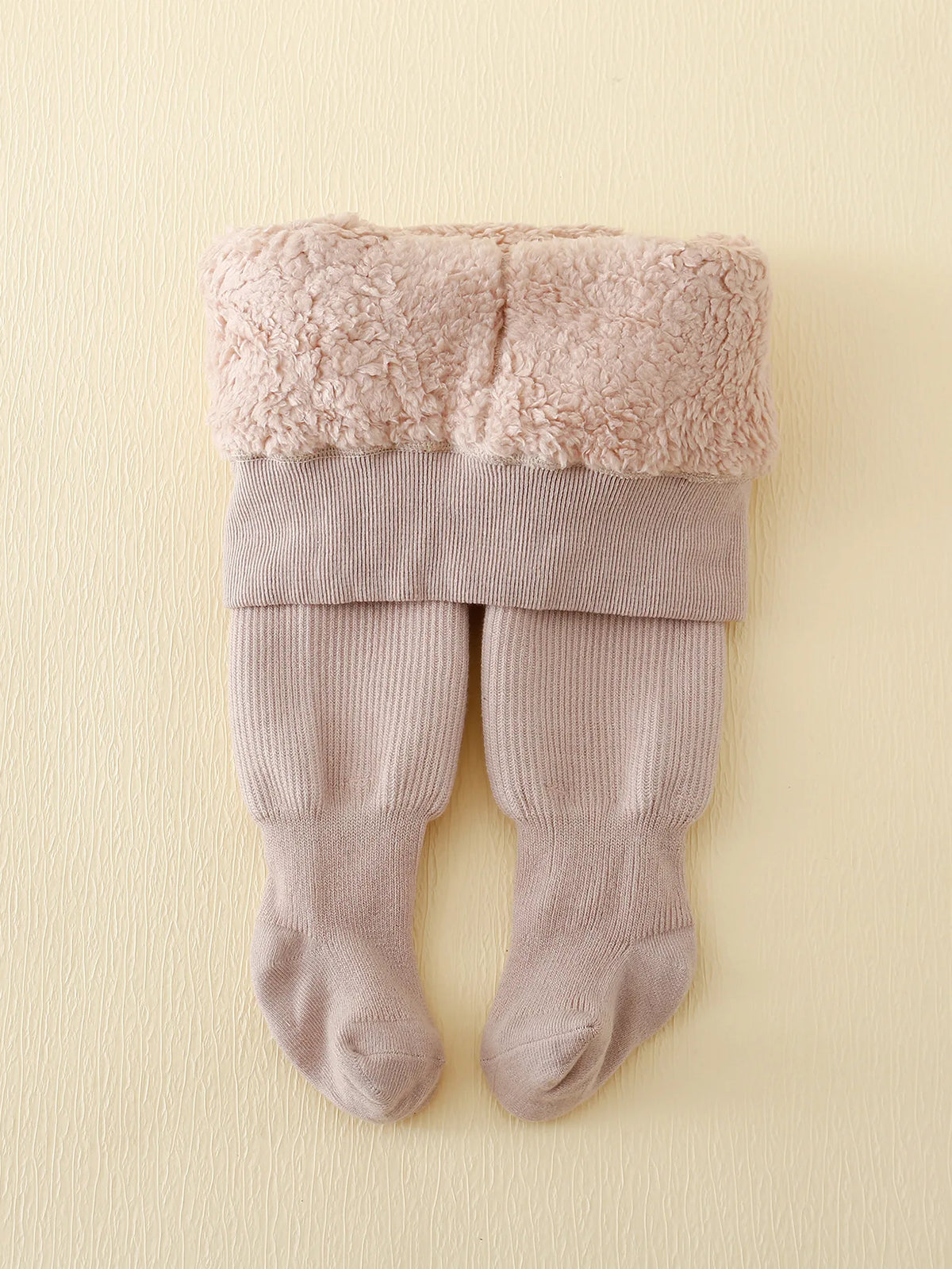 Collants Thermiques Bébé Fille | Doublure Polaire Rayée | Legging Épais Chaud Hiver Enfant