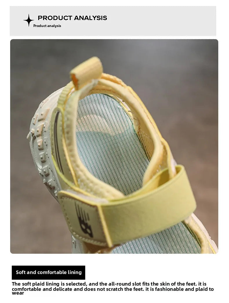 Baskets Été Mesh Chunky Enfant | Respirantes Crénelées | Plage & Casual Garçon Fille