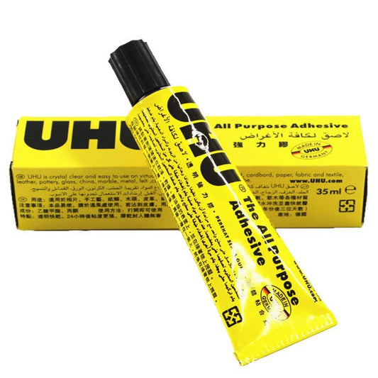 35ml UHU Multifunctional Glue Invisible Wig Bond Adhesive Fast Drying Lace Front Wig Install Glue Wig Hairpiece Cos DIY Craft