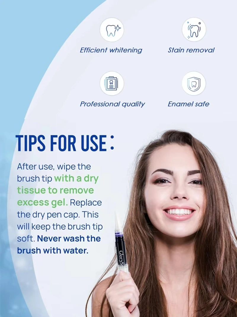 Magical Purple Teeth Whitening Pen, Fresh Breath, Stain Removal, Toothpaste, Oral Deep Cleaning, Teeth Cleaning Essence, Oral Care
