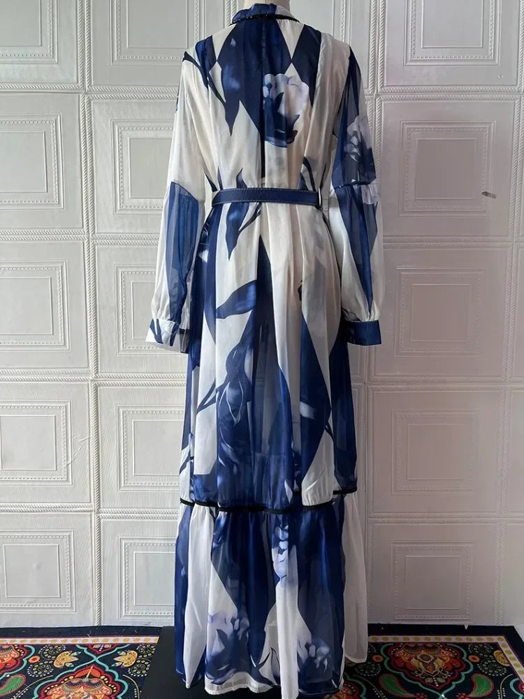 Dresses For Women Dashiki Summer Autumn Maxi Dress Ladies Clothing Fairy Long Dress