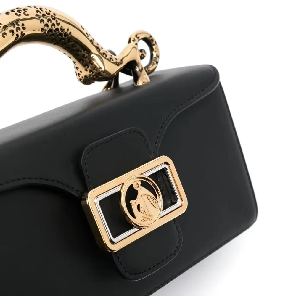 Sac à Main Femme Luxe | Poignée Métal Designer | Bandoulière | Forme Rectangle Élégante