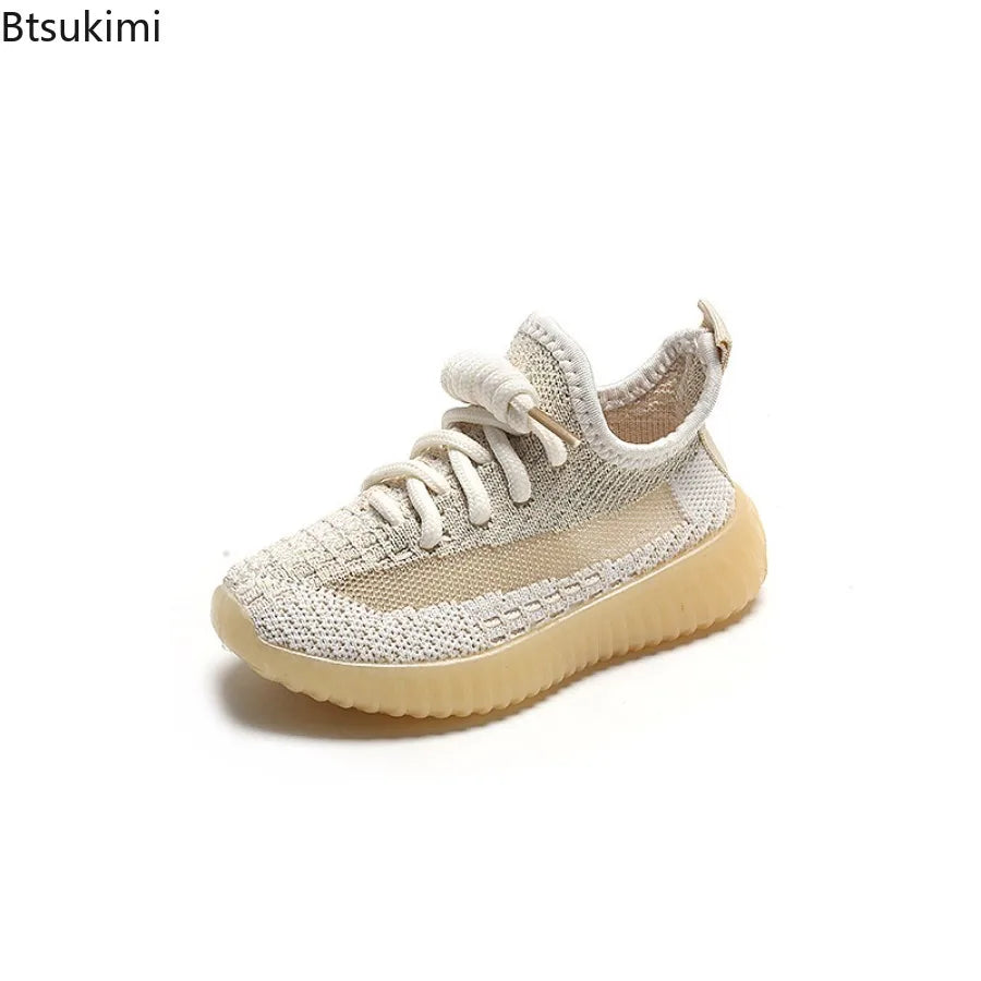 Baskets Mesh Légères Enfant | Tricot Respirant Running | Printemps-Automne Garçon Fille
