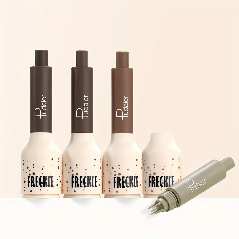 Natural Nude Makeup Fake Freckles Pen Waterproof Long Lasting Light Coverage Freckle Stamp for Women