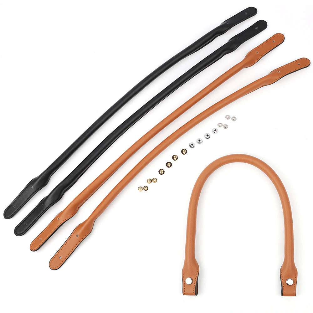 2pcs 45cm Hand Strap Luggage Bags Accessories Leather Handle DIY Women's Lady Handbag Shoulder Accessories