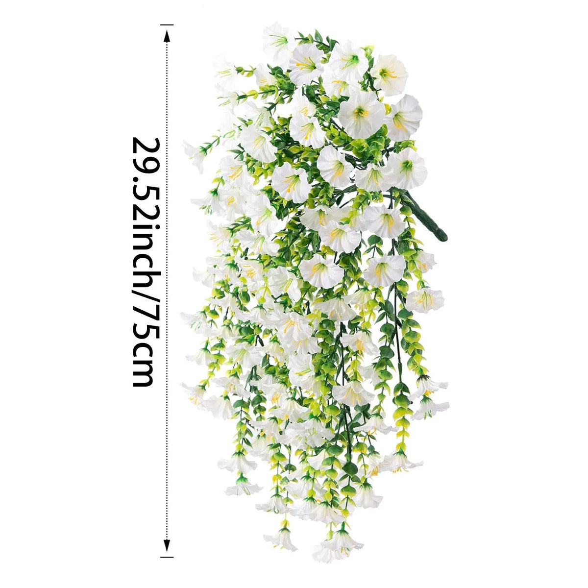 Plante Artificielle Suspendue 75cm | Panier Suspendu & Guirlande Murale | Décoration Maison, Jardin & Mariage