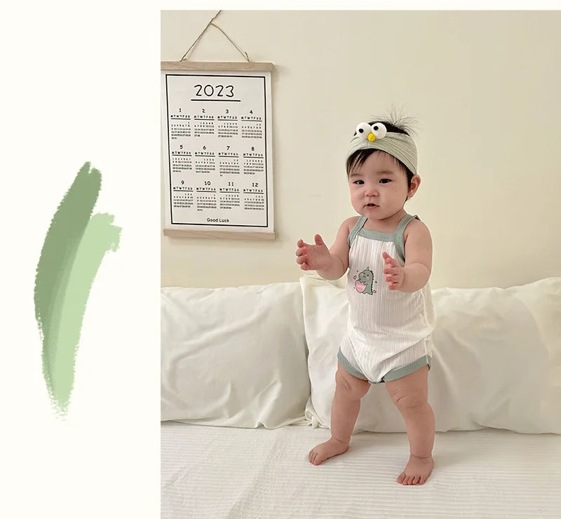 Body Bébé Fille | Sans Manches | Romper Coton | Combinaison Été | Nouveau-Né & Tout-Petits