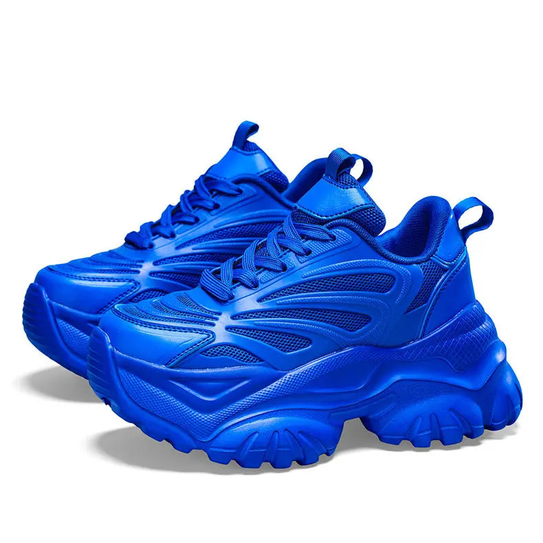 Sneakers Chunky Femme Tendance | Semelle Plateforme Respirante | Rehaussante | Printemps-Automne