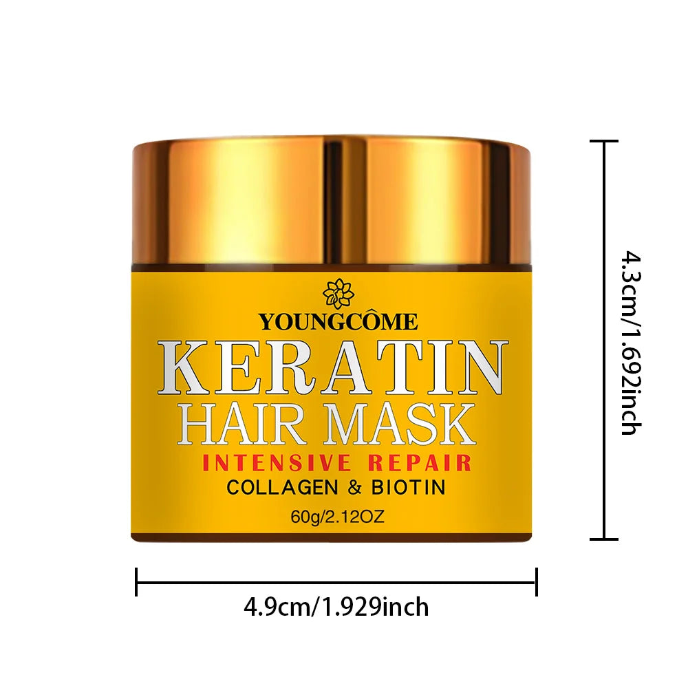 Hair Repair Hair Mask Biotin Collagen Keratin Treatment Hair Conditioner Hair Essential Oil Nourishing for Dry Damaged