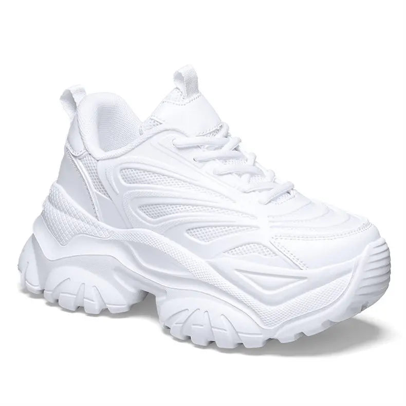 Sneakers Chunky Femme Tendance | Semelle Plateforme Respirante | Rehaussante | Printemps-Automne