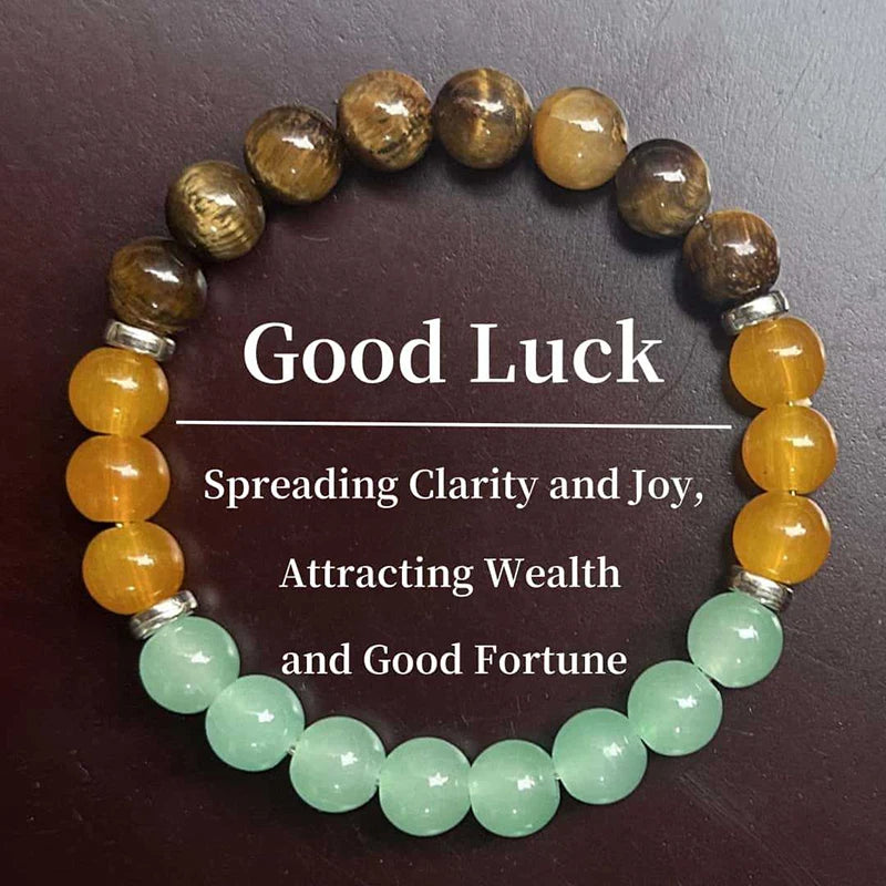 Stylish Unisex Beaded Bracelets with Natural Stones, Multi-Function Fashion Jewelry, Excellent Present for Loved Ones