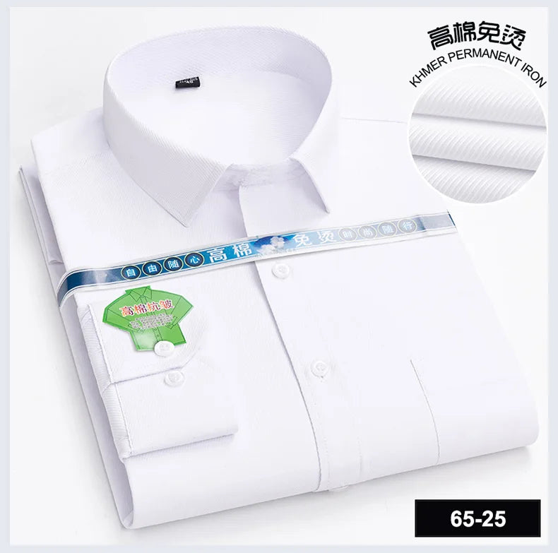 2026 Long Sleeve Shirt Men's Tops for Men Men's Clothing White Shirt Men's Fashion Clothing Trends