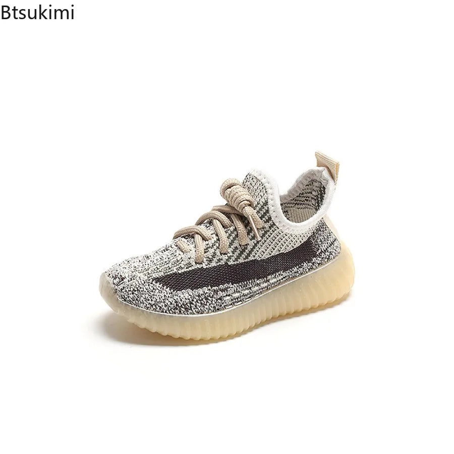 Baskets Mesh Légères Enfant | Tricot Respirant Running | Printemps-Automne Garçon Fille