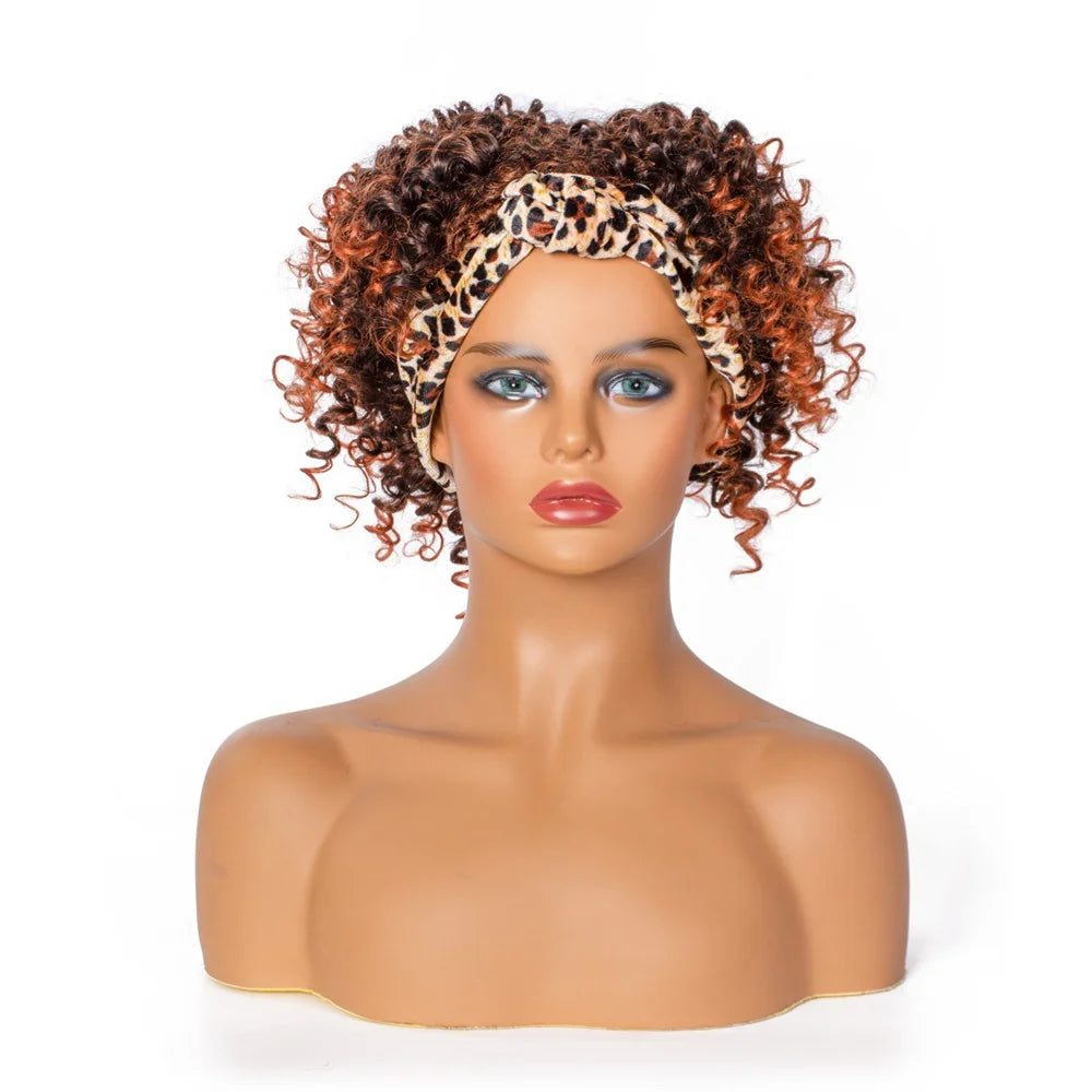 Perruque Headband Tresses Africaines Synthétique | 3 Brins | Queue de Cheval | Couvre-Cheveux | Fibre | Femme