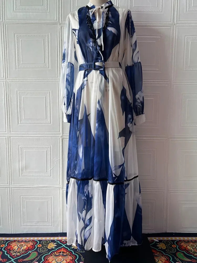 Dresses For Women Dashiki Summer Autumn Maxi Dress Ladies Clothing Fairy Long Dress