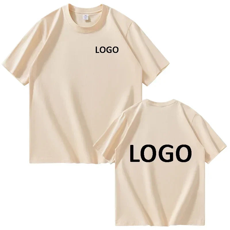 Customized 100% Cotton Printed T-shirts Men Fashion Short Sleeve O-neck Tshirt Women Personality Streetwear Tee Tops Camiseta