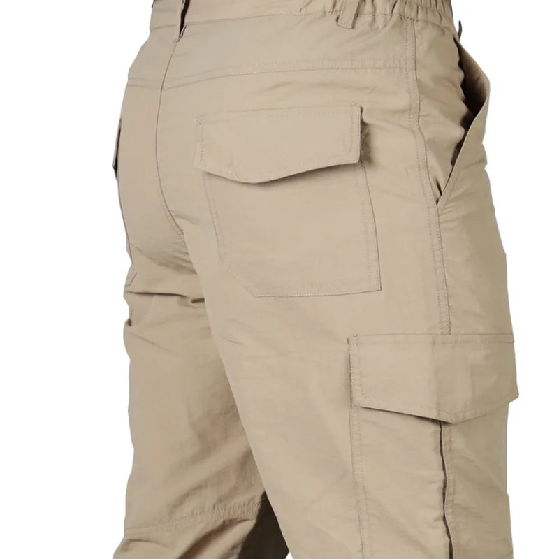 Men's Cargo Pants Army Military Tactical Pants Streetwear Jogger Trekking Hiking Mountain Work Tourism Trousers Slim Fit